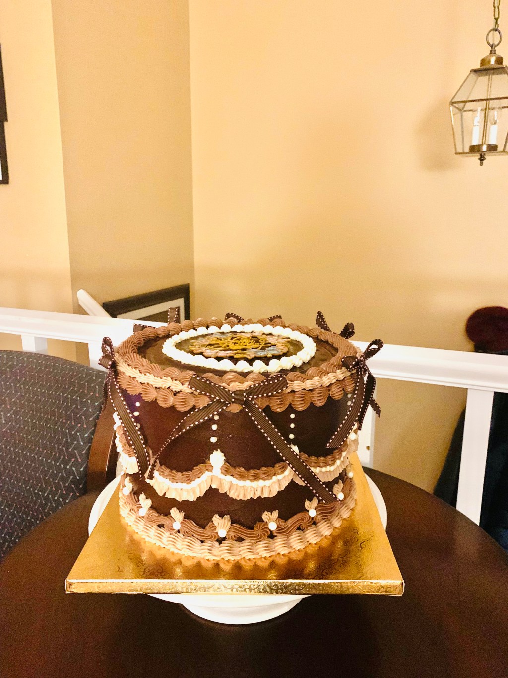 Lambeth Style Chocolate Cake with Dubai Chocolate&nbsp;filling.